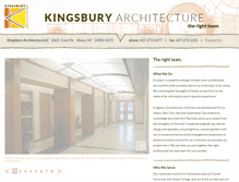 Tablet Screenshot of kingsburybarn.co.uk